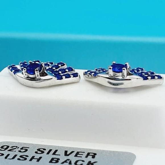 "925 Sterling Silver CZ Beautiful Earrings for Women, 1USPAR4199 - Picture 5 of 11